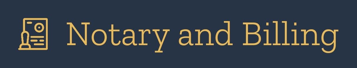 Notary and Billing
