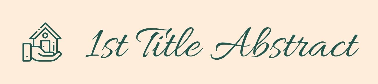 1st Title Abstract