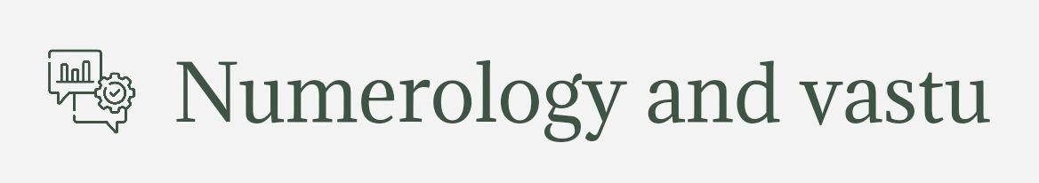 Numerology and vastu 